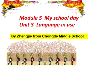 外研（新标准）版+七年级上+Module+5+My+school+day+Unit+3+Language+in+use（共19张PPT）.ppt