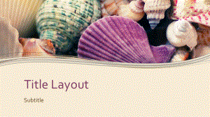 紫色贝壳波浪线元素创意简约高贵的模板.pptx