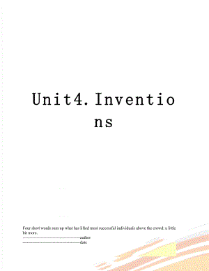 Unit4.Inventions.docx