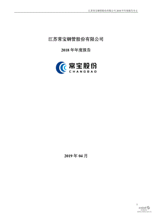 常宝股份：2018年年度报告.PDF
