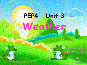 新版PEP四年级下册Unit3_Weather_A_Let's_learn.ppt