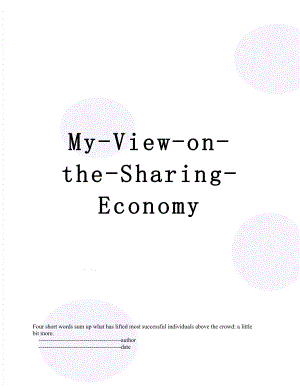 My-View-on-the-Sharing-Economy.doc