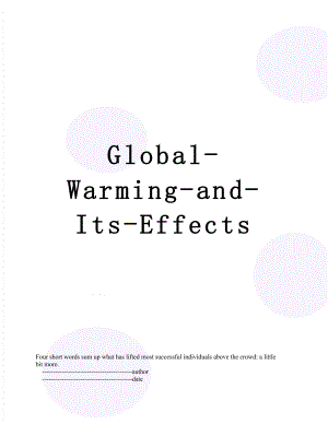 Global-Warming-and-Its-Effects.doc