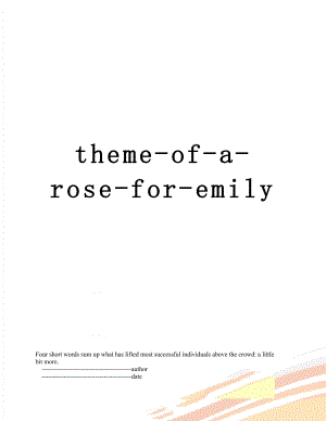 theme-of-a-rose-for-emily.doc