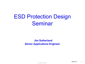 最新ESD Protection Design Seminr(共26张PPT课件).pptx
