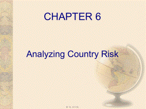 最新multinational financial management（跨国公司财务）ch06 analyzing country risk(共16张ppt课件).pptx