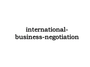 international-business-negotiation.ppt