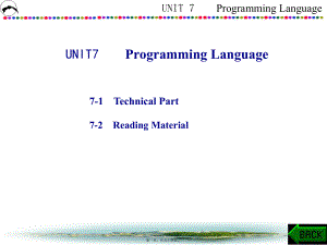 最新IT专业英语UNIT7 Programming Language(共54张PPT课件).pptx
