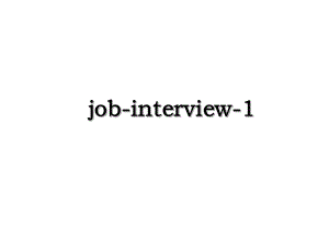 job-interview-1.ppt