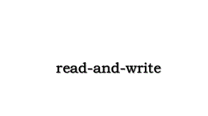 read-and-write.ppt