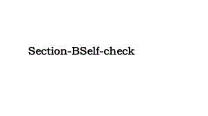 Section-BSelf-check.ppt
