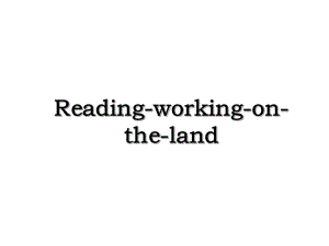 Reading-working-on-the-land.ppt