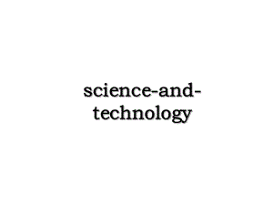 science-and-technology.ppt
