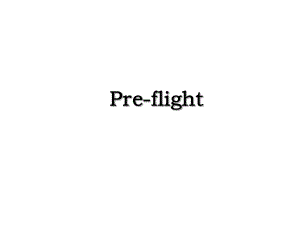 Pre-flight.ppt