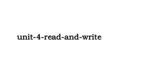 unit-4-read-and-write.ppt