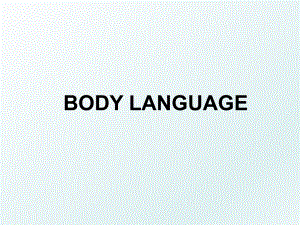 BODY LANGUAGE.ppt