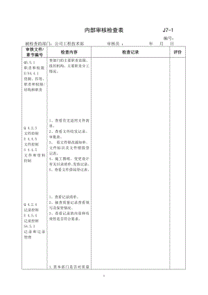 贯标内审表(公司技术).docx