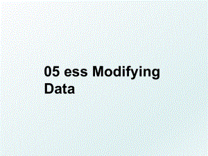 05 ess Modifying Data.ppt