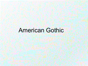 American Gothic.ppt