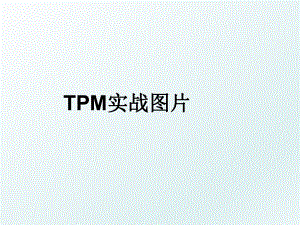 TPM实战图片.ppt
