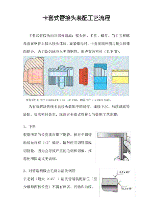 卡套式管接头装配工艺流程.pdf