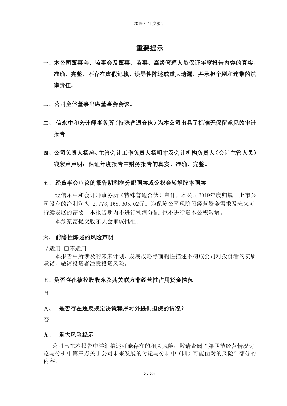 云南城投：2019年年度报告.PDF_第2页