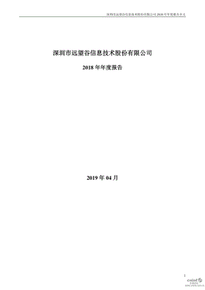 远望谷：2018年年度报告（更新后）.PDF