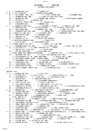2022年初中文言文一词多义词语总汇、通假字、活用的词语、古今异义词 .pdf