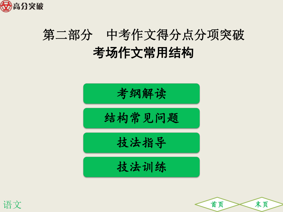 初中语文记叙文写作提分实用技法：5种结构模式ppt课件.pptx_第1页