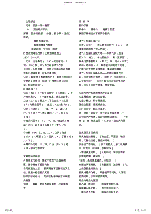 2022年2022年考研西医综合记忆口诀 .pdf