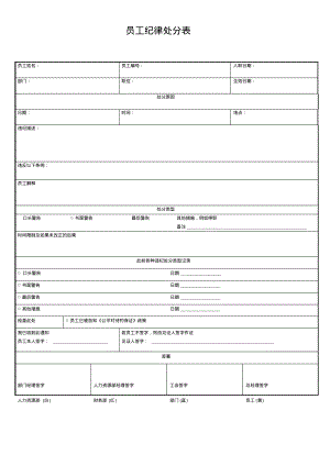 员工纪律处分表.pdf