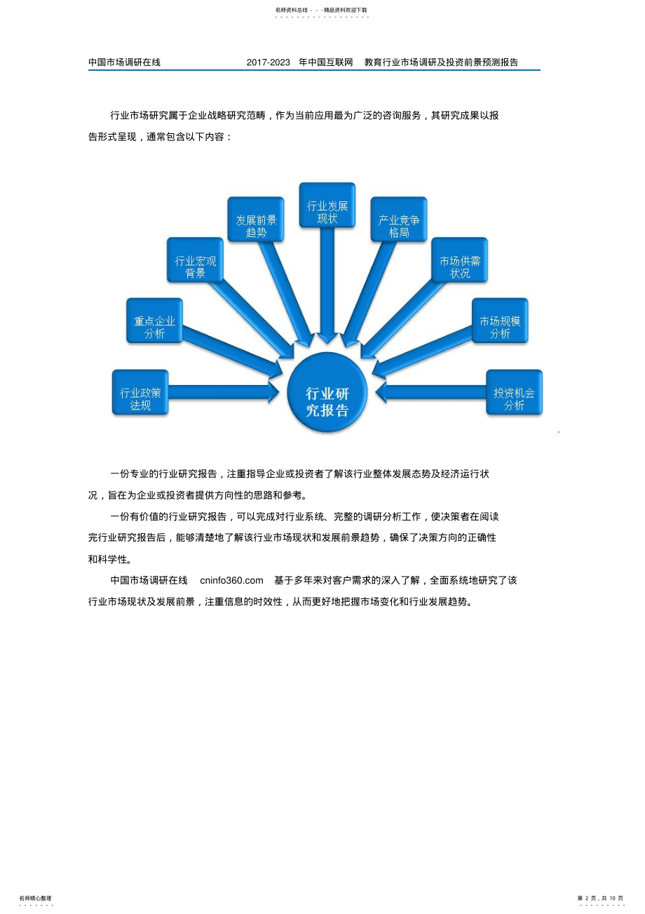 2022年中国互联网+教育行业调研报告 .pdf_第2页
