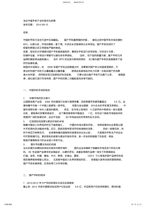 2022年中国手机产业现状 .pdf