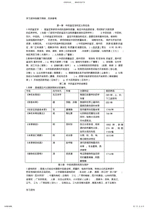 中药鉴定学笔记整理 .pdf