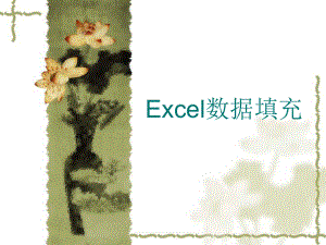 Excel数据填充图文教程ppt课件.ppt
