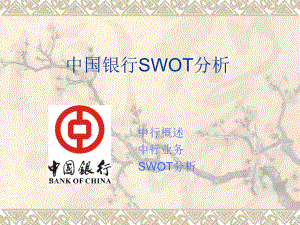 中国银行SWOT分析ppt课件.ppt