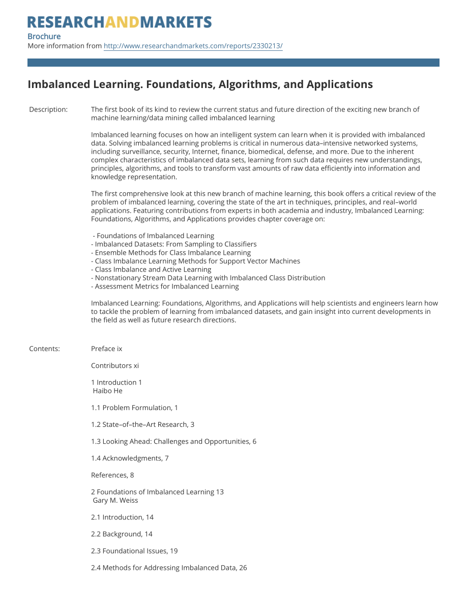 Imbalanced Learning. Foundations, Algorithms, and Applications.pdf_第1页