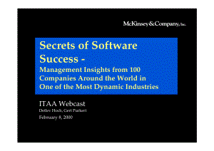 咨询管理战略组织项目麦肯锡工具评估 麦肯锡software.pdf
