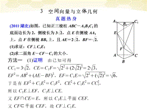 立体几何-空间向量与立体几何课件ppt.ppt