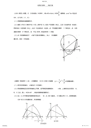 2022年中考数学专题压轴题 .pdf