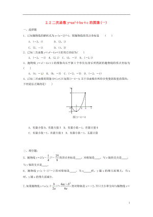 2021九年级数学下册 2.2 二次函数y=ax2bxc的图象（一）同步练习 （新版）北师大版.doc