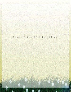 Tess of the DUrbervilles.doc