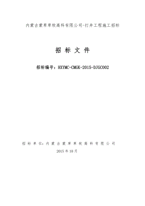 打井-招标文件最终审核版-修改10.21.doc