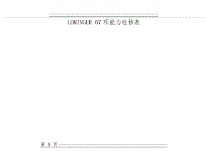 Lominger67项核心能力详解(67页).doc