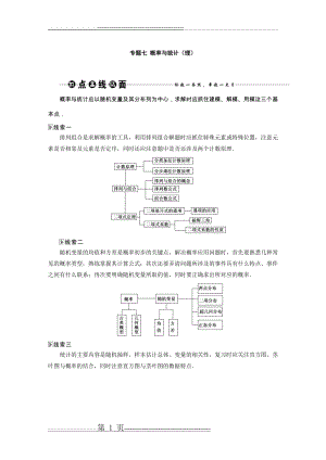 专题七第3讲 统计与统计案例(理)(教师)(15页).doc