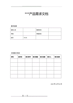 产品需求文档PRD模板(14页).doc