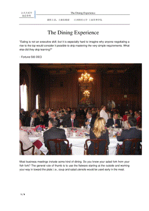 晚宴礼仪The Dining Experience.pdf