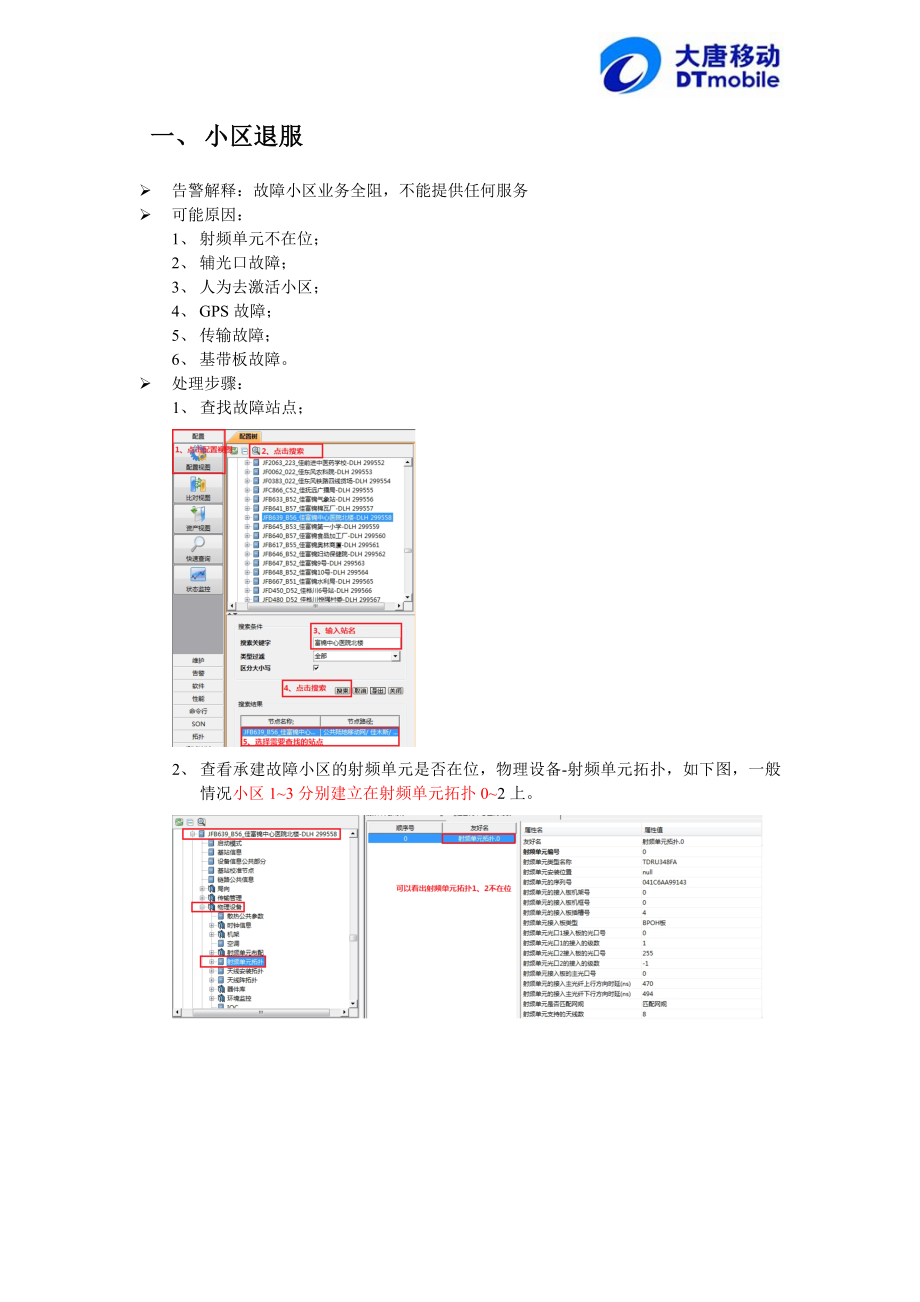 最新LTE基站告警处理指导手册-大唐要点.doc_第2页