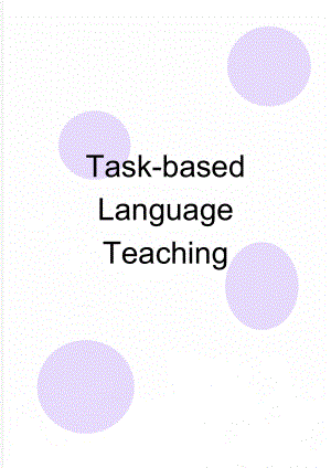 Task-based Language Teaching(9页).doc