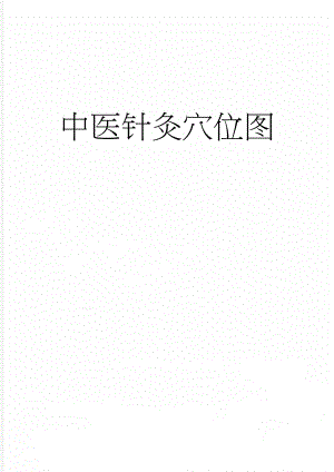 中医针灸穴位图(23页).doc